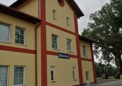 Blovice výpravní budova